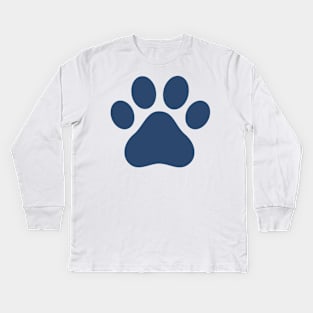 Dog Paw Kids Long Sleeve T-Shirt